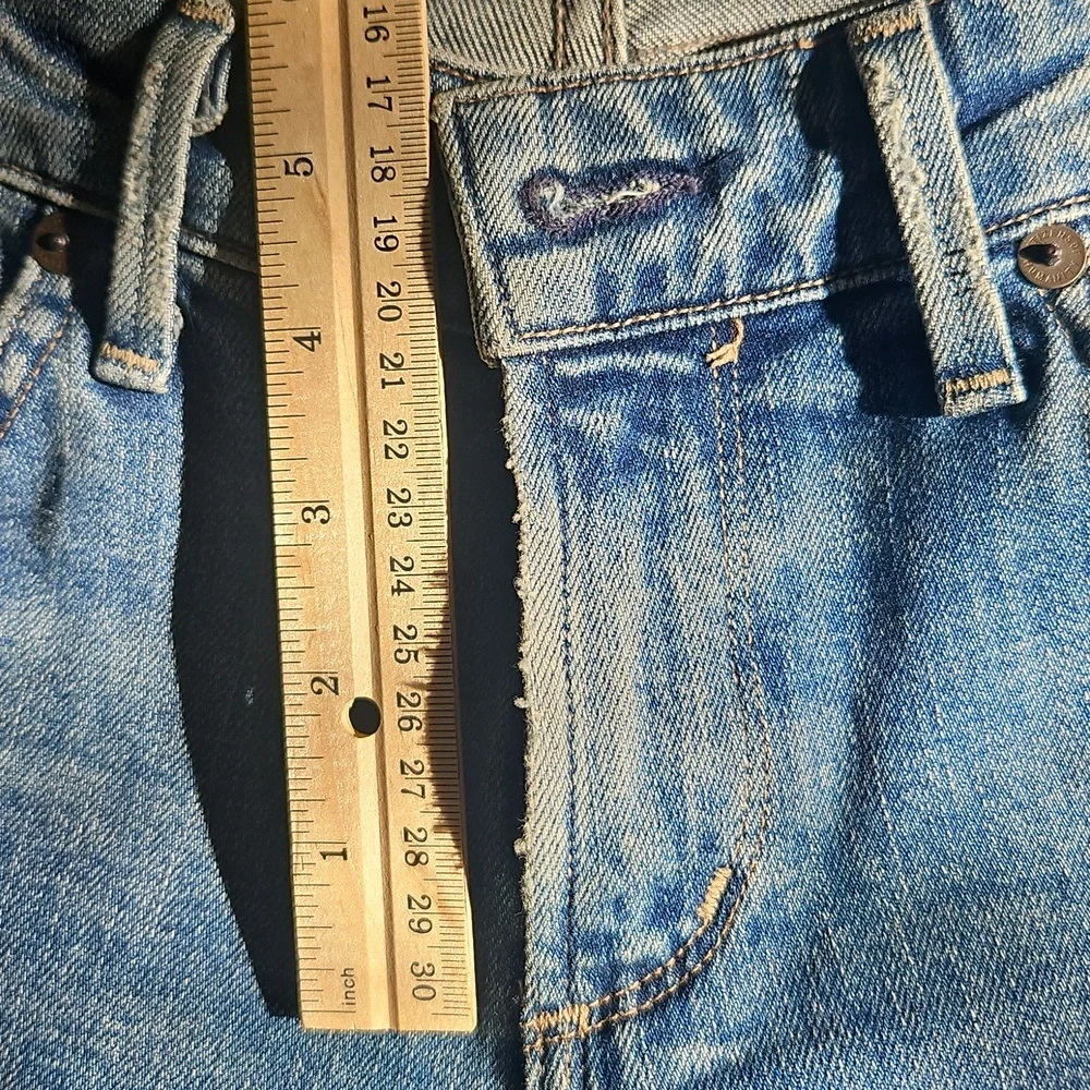 Women's Citizen Of Humanity Blue Distressed Jeans - Picture 5 of 6